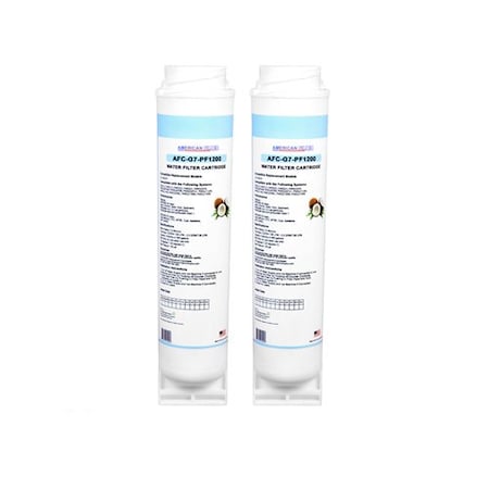 American Filter Co AFC Brand AFC-G7-PF1200, Compatible to GE FQROPF Water Filters (2PK) Made by AFC AFC-G7-PF1200-2p-4110